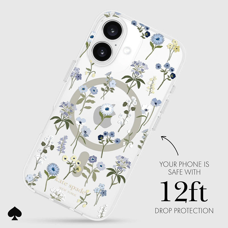 Kate Spade New York Apsauginis MagSafe – dėklas, skirtas „iPhone 16“ („Precious Bloom“)