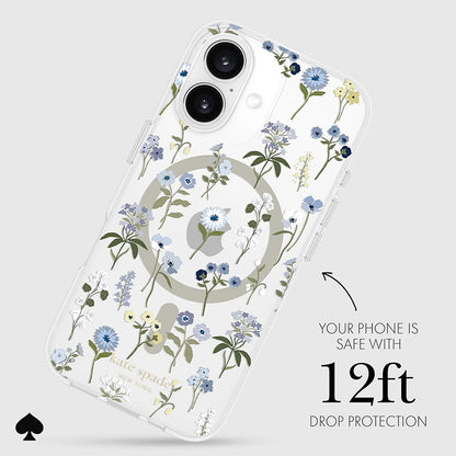 Kate Spade New York Apsauginis MagSafe – dėklas, skirtas „iPhone 16“ („Precious Bloom“)