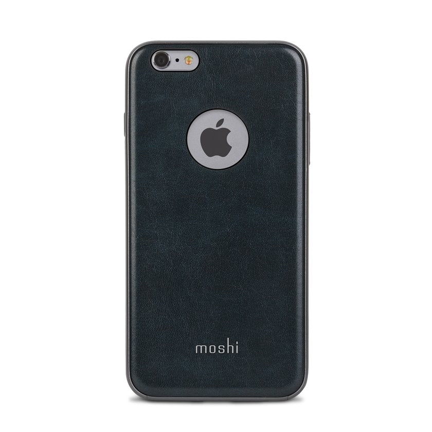 Moshi iGlaze Napa – dėklas skirtas iPhone 6s Plus / iPhone 6 Plus (Midnight Blue)