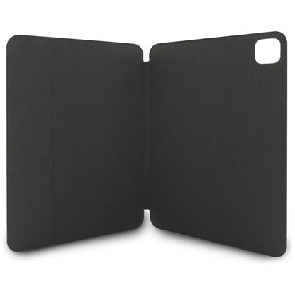 Karl Lagerfeld Book Cover Saffiano Magnetic Karl & Choupette - Dėklas iPad Pro 11" M4 (2024) (juodas)