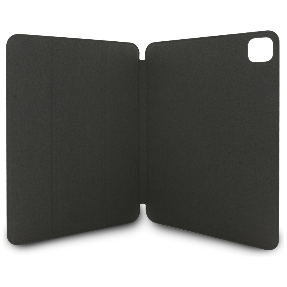 Karl Lagerfeld Book Cover Saffiano Magnetic Karl & Choupette - Dėklas iPad Pro 11" M4 (2024) (juodas)