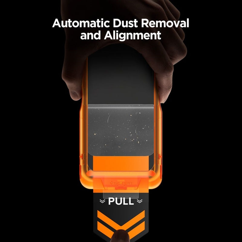 Spigen Glas.tR AlignMaster Slim 3-Vnt. - Grūdintas stiklas, skirtas Apple iPhone 17 (3 vnt.)