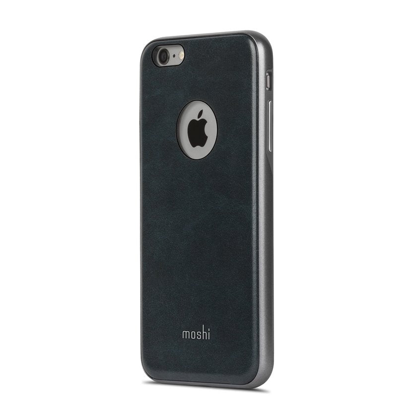 Moshi iGlaze Napa – dėklas skirtas iPhone 6s Plus / iPhone 6 Plus (Midnight Blue)