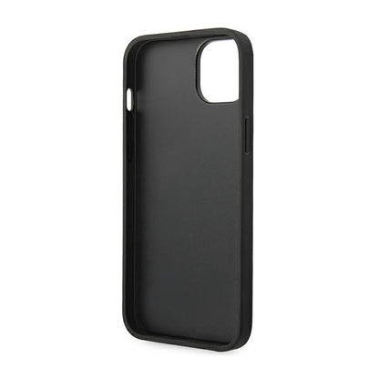Karl Lagerfeld Saffiano Mono Metal Logo - Dėklas, skirtas iPhone 14 Plus (juodas)