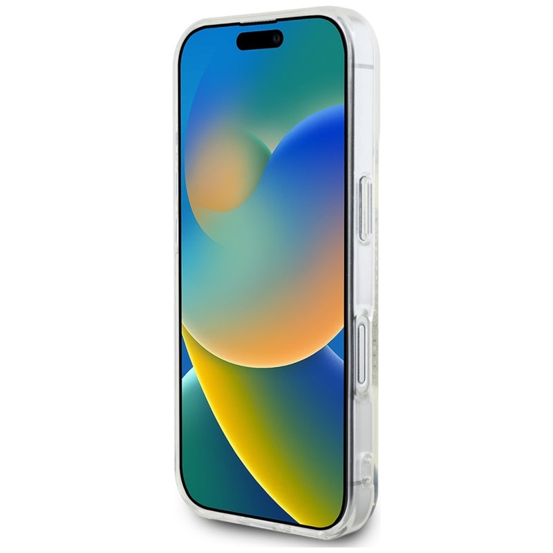 Karl Lagerfeld IML Kalnų krištolo Karlo Galva - Dėklas iPhone 16 (skaidrus)