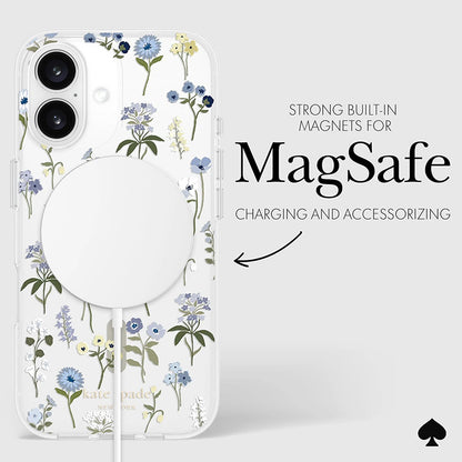 Kate Spade New York Apsauginis MagSafe – dėklas, skirtas „iPhone 16“ („Precious Bloom“)
