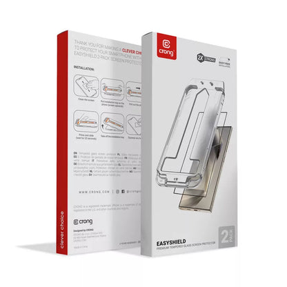 Crong EasyShield 2 vnt. - Grūdintas stiklas, skirtas Samsung Galaxy S25+ / S24+
