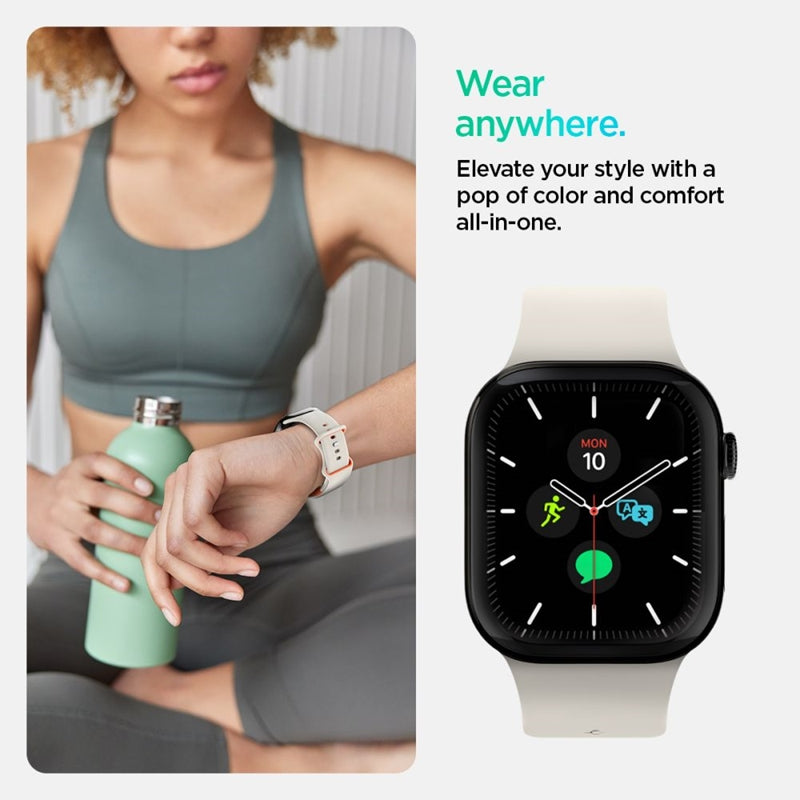 Spigen Nano Pop – Dirželis Apple Watch 44/45/46/49 mm (Oranžinis smėlio)