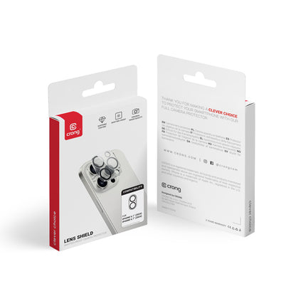 Crong Objektyvo apsauga – Stiklas iPhone 16 / iPhone 16 Plus kamerai ir objektyvui