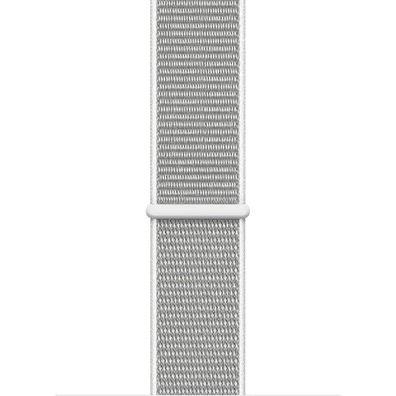 Crong Nylon - sportinė apyrankė, skirta „Apple Watch“ 38/40/41/42 mm (sidabro pilka)