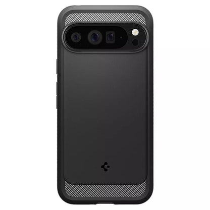Spigen Rugged Armor – dėklas Google Pixel 9 Pro XL (matinė juoda)