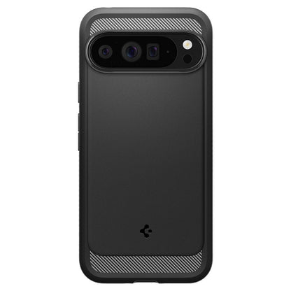 Spigen Rugged Armor – dėklas Google Pixel 9 Pro XL (matinė juoda)