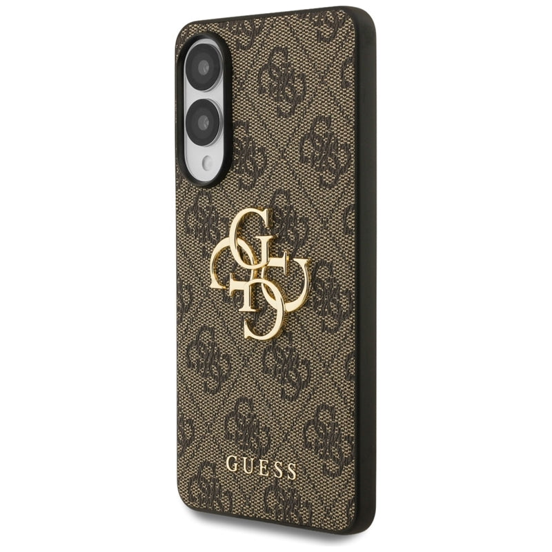 Guess Big 4G Logo Classic Logo - dėklas Samsung Galaxy S25 Edge (ruda)