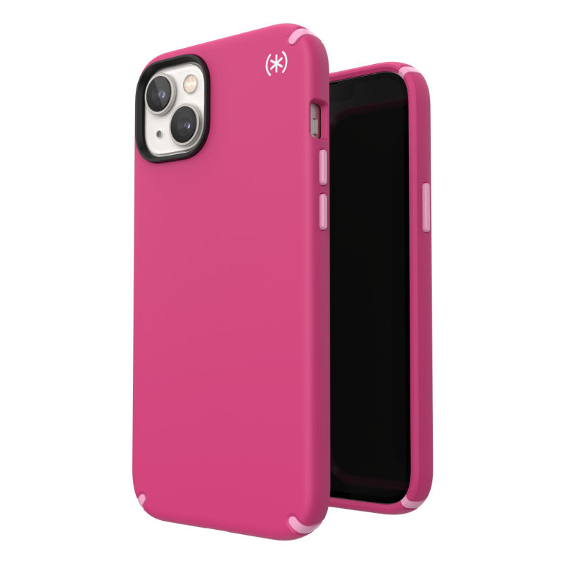 Speck Presidio2 Pro – dėklas, skirtas „iPhone 15 Plus“ / „14 Plus“, su „MICROBAN“ danga („Digitalpink“ / „Blossompink“ / „White“)