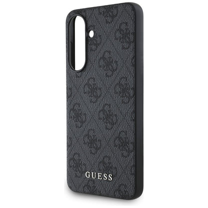 Guess 4G Metal Gold Logo - dėklas, skirtas „Samsung Galaxy A56 5G“ (juodas)