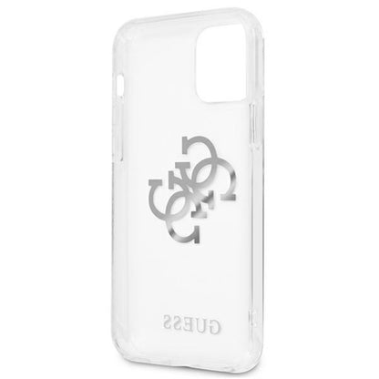 Guess 4G Big Logo Charm - dėklas iPhone 12 Pro Max (sidabras)