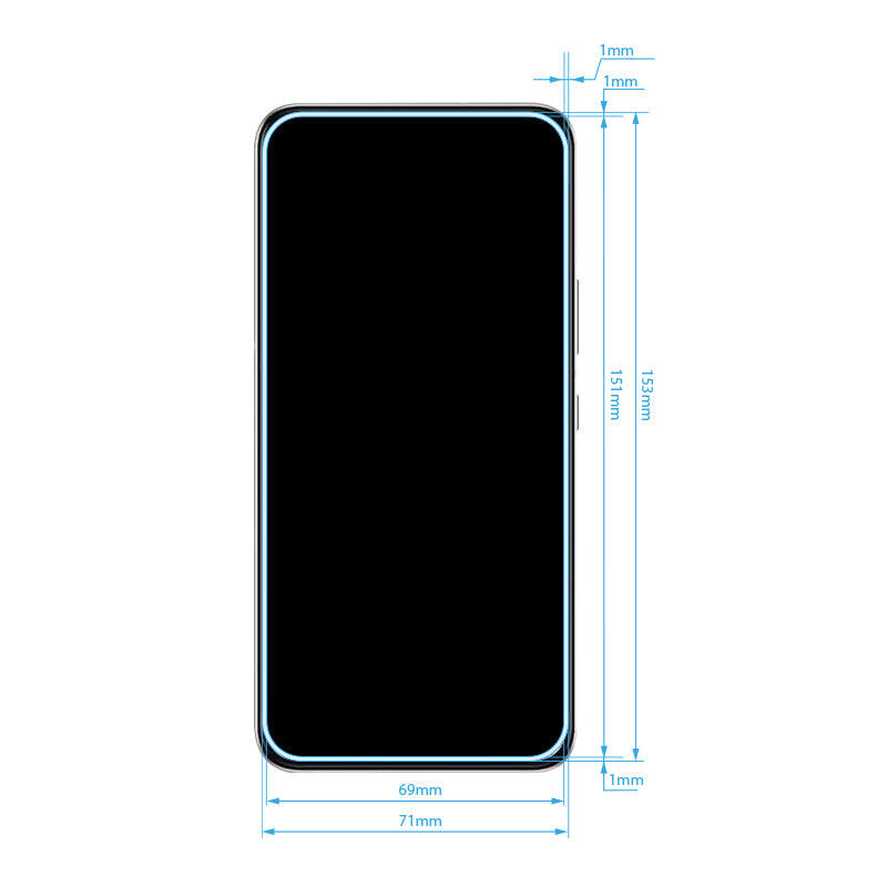 Crong 7D Nano Lankstus Stiklas - 9H hibridinis stiklas visam Samsung Galaxy S22+ ekranui