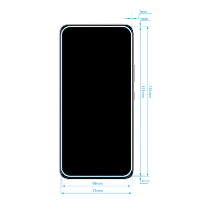 Crong 7D Nano Lankstus Stiklas - 9H hibridinis stiklas visam Samsung Galaxy S22+ ekranui