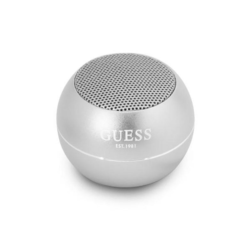 Guess Mini „Bluetooth“ garsiakalbis 3W 4H (sidabro spalvos)