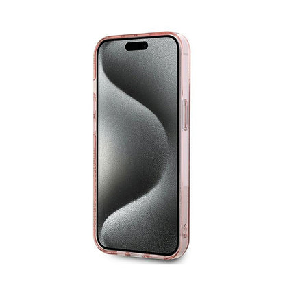 Karl Lagerfeld IML Choupette Head & Monogram - iPhone 13 dėklas (rožinis)