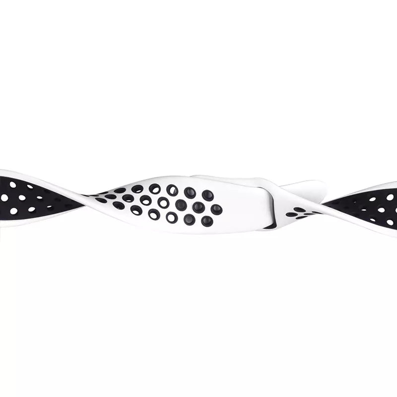 Crong Duo Sport - dirželis Apple Watch 38/40/41/42 mm (baltas/juodas)