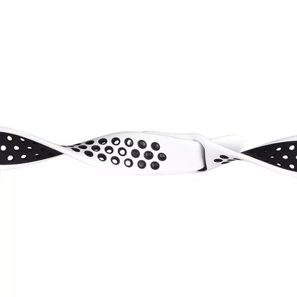 Crong Duo Sport - dirželis Apple Watch 38/40/41/42 mm (baltas/juodas)