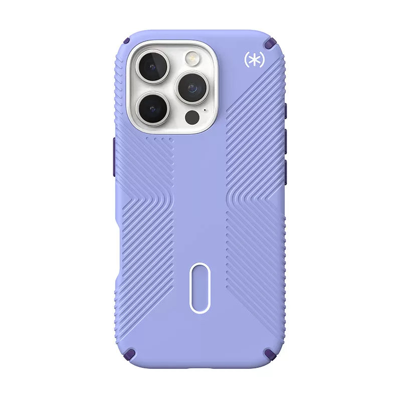 Speck Presidio2 Grip ClickLock & MagSafe – dėklas iPhone 16 Pro (Future Lavender / Cassis Purple / White)