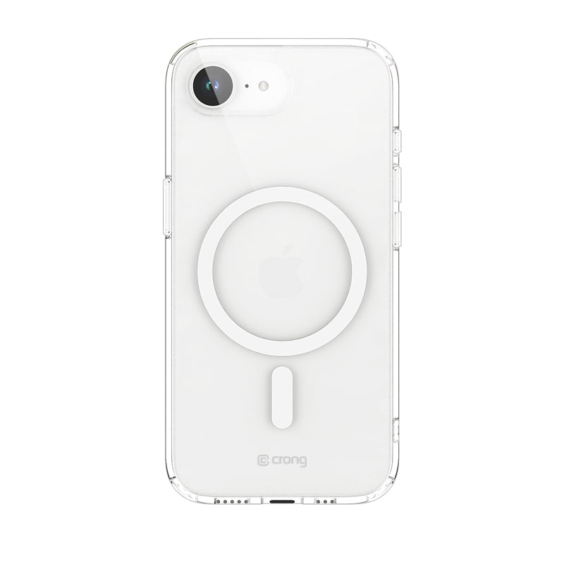 Crong Clear MAG Cover - dėklas, skirtas iPhone 16e su MagSafe (skaidrus)