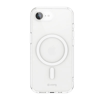 Crong Clear MAG Cover - dėklas, skirtas iPhone 16e su MagSafe (skaidrus)