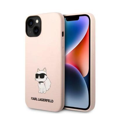 Karl Lagerfeld silikoninis NFT Choupette – dėklas, skirtas iPhone 14 Plus (rožinis)