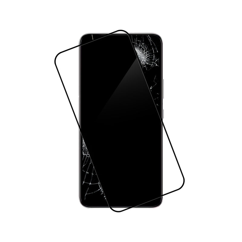 Crong 7D Nano Lankstus Stiklas - 9H hibridinis stiklas visam Samsung Galaxy S22+ ekranui