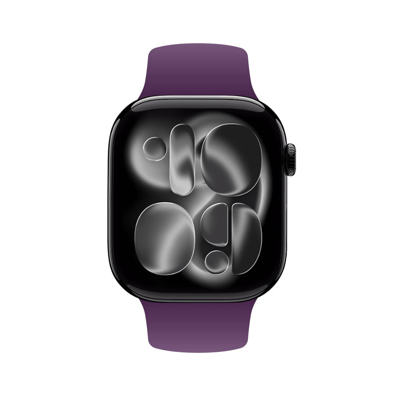 Crong Liquid - dirželis skirtas Apple Watch 44/45/46/49 mm (slyvų spalvos)