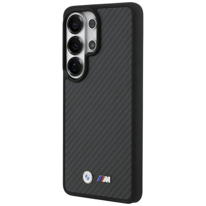 BMW M Kevlar Logo MagSafe - Samsung Galaxy S26 Ultra dėklas (juodas)