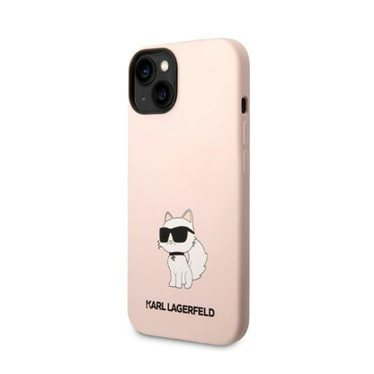 Karl Lagerfeld silikoninis NFT Choupette – dėklas, skirtas iPhone 14 Plus (rožinis)