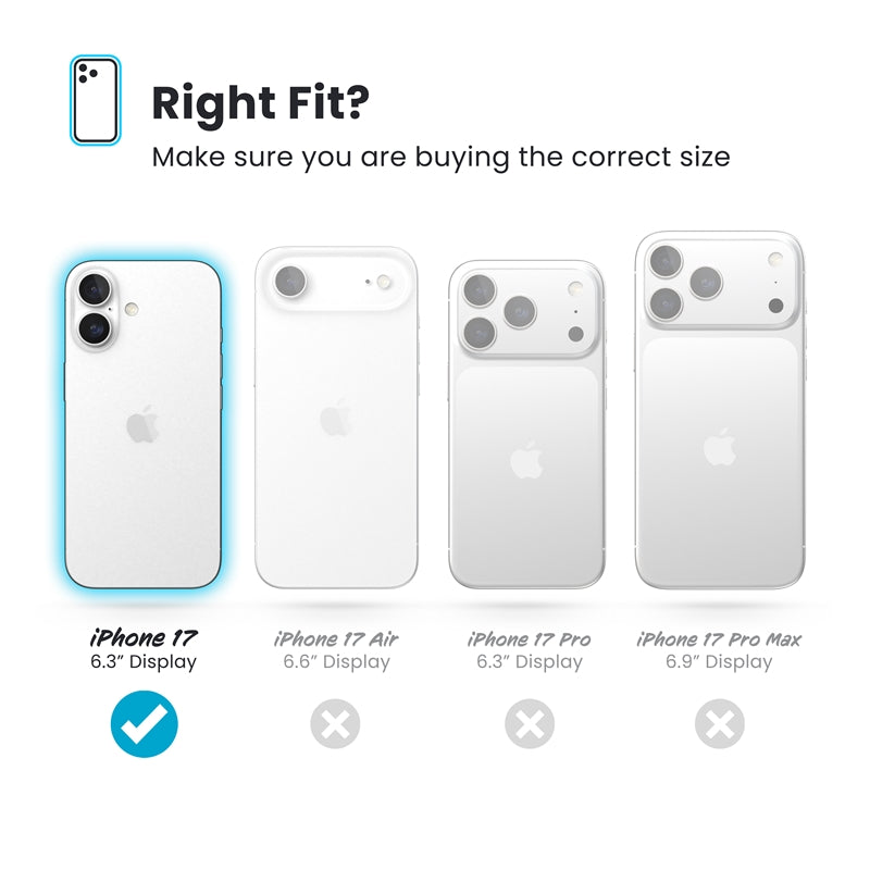 Speck Presidio Perfect Clear MagSafe - iPhone 17 dėklas (Skaidrus / Sidabrinis)