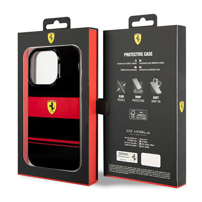 Ferrari Combi MagSafe – „iPhone 14 Pro Max“ dėklas (juodas)