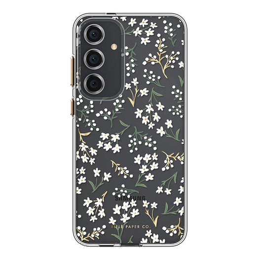 Rifle Paper Clear - Samsung Galaxy S24+ dėklas (Petite Fleurs)