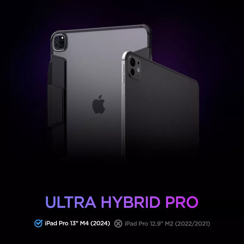 Spigen Ultra Hybrid Pro – dėklas skirtas iPad Pro 13" M4 (2024) (juoda)