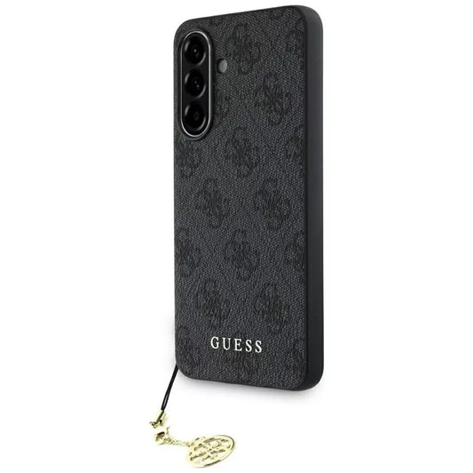 Guess 4G Charms kolekcija – dėklas, skirtas „Samsung Galaxy A56 5G“ (juodas)