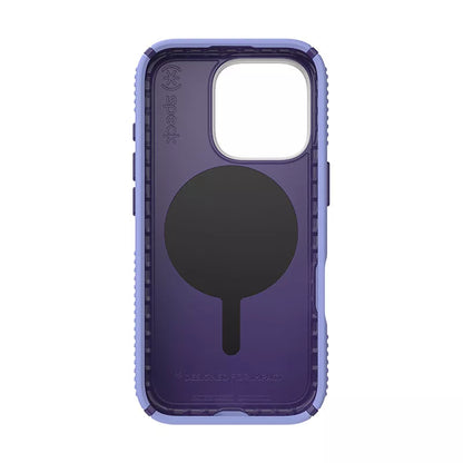 Speck Presidio2 Grip ClickLock & MagSafe – dėklas iPhone 16 Pro (Future Lavender / Cassis Purple / White)