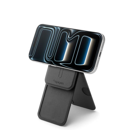 Spigen S314-2 Slim Fold Tripod MagSafe - Magnetinė piniginė su stovo funkcija (juoda)