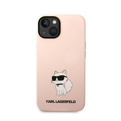 Karl Lagerfeld silikoninis NFT Choupette – dėklas, skirtas iPhone 14 Plus (rožinis)
