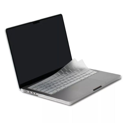 Moshi ClearGuard MB – Klaviatūros apsauga, skirta „MacBook Pro“ 14 col. / 16 col. / „MacBook Air“ 13,6 col. / 15 col. („M4“ / „M3“ / „M2“ / 2025–2022 m.) (JAV išdėstymas)