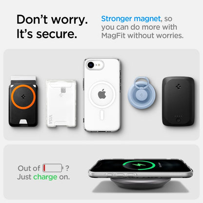 Spigen Liquid Crystal Mag MagSafe dėklas iPhone 17e / 16e (Skaidrus)