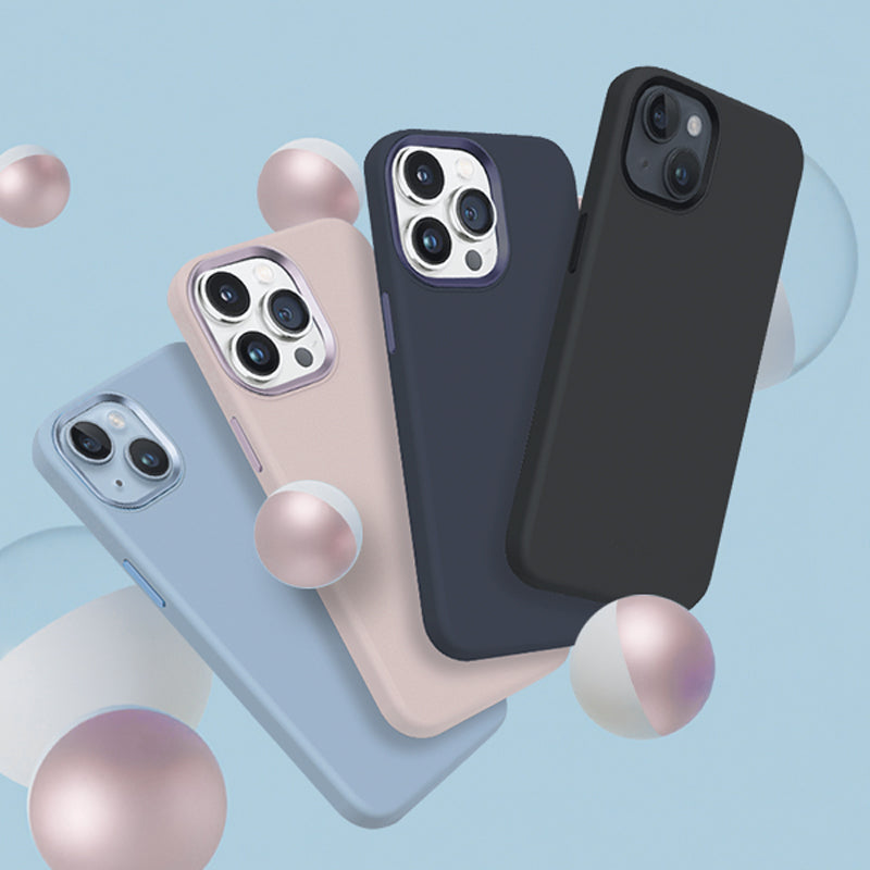 Crong Color Cover LUX Magnetic - „iPhone 15 Pro“ dėklas su MagSafe (rožinis)