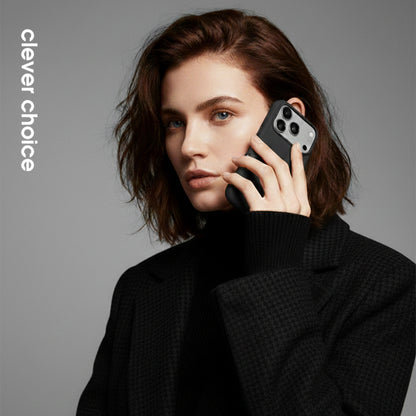 Crong Color Cover Magnetic dėklas - MagSafe iPhone 17 Pro Max dėklas (Juodas)