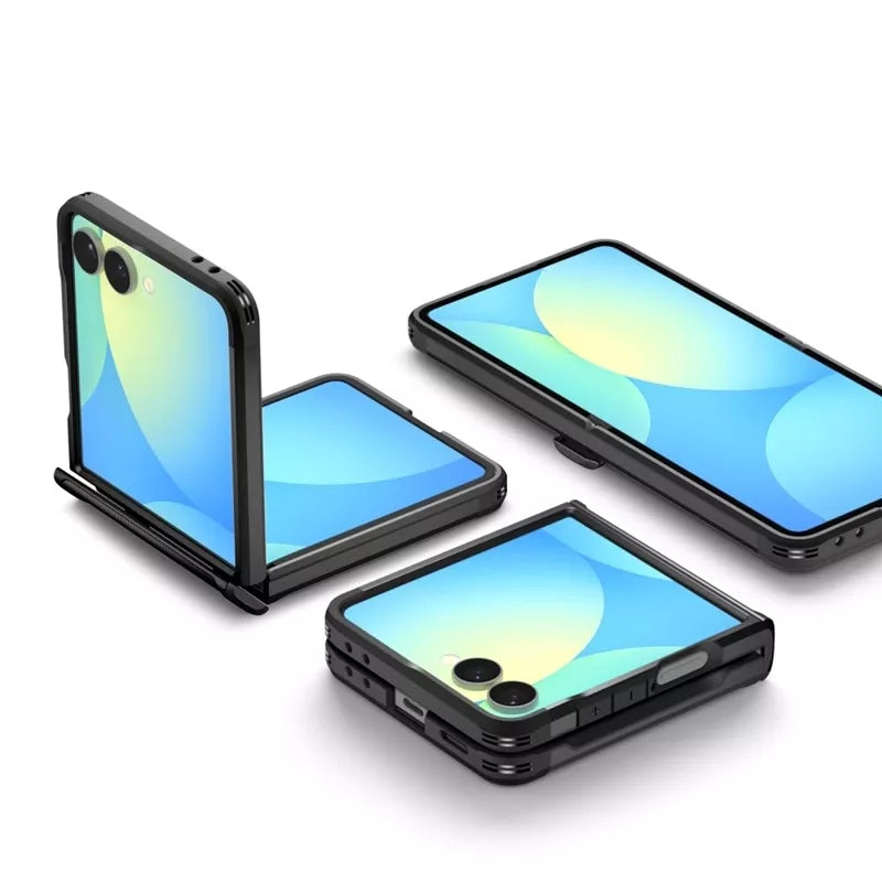 Spigen Slim Armor Pro Mag MagSafe - dėklas, skirtas Samsung Galaxy Z Flip 7 (juodas)