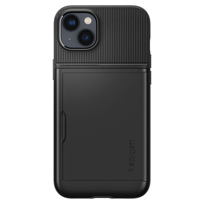 Spigen Slim Armor CS – dėklas, skirtas iPhone 15 Plus / iPhone 14 Plus (juodas)