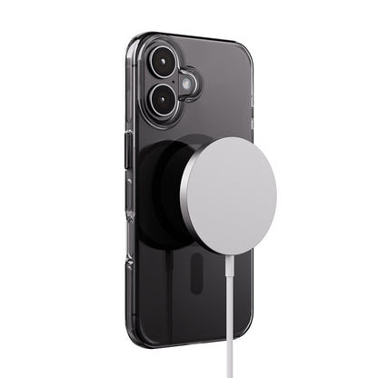 Crong Clear MAG Pro - iPhone 16 MagSafe dėklas (juodas)