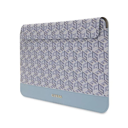 Guess GCube Stripes Sleeve - 14 colių nešiojamojo kompiuterio dėklas (mėlynas)
